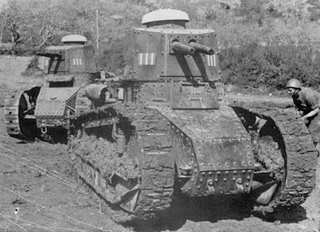 FIAT 3000 with FIAT machineguns FIAT 3000 with FIAT machineguns